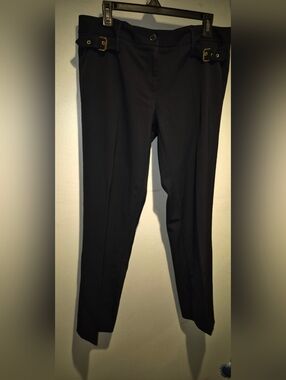 Black MICHEAL korrs Dress Pants With Gold Hardwear